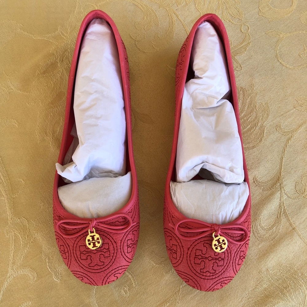 Pink Chelsea Tory Burch Stitched Flats Women’s Size: 9